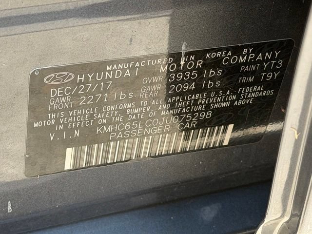 Used 2018 Hyundai Ioniq Blue FWD image 5