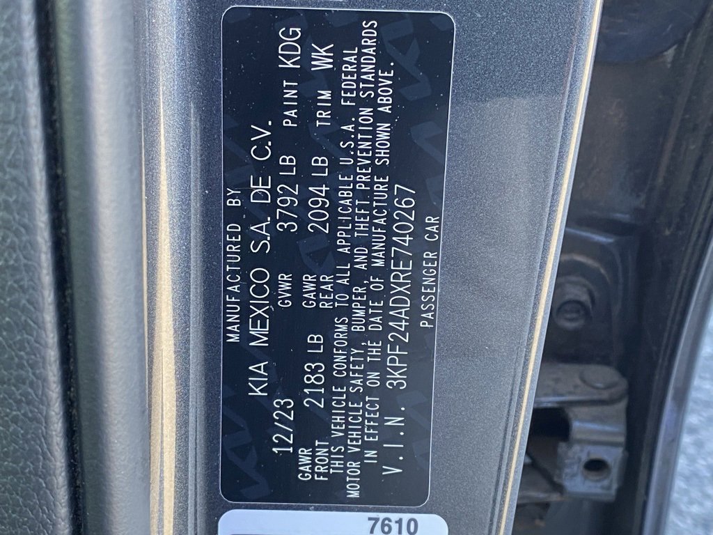 Used 2024 Kia Forte LXS w/ LXS Technology Package image 20