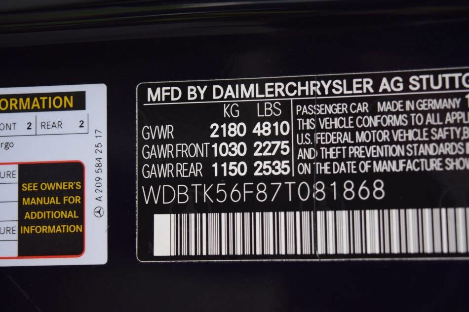 Used 2007 Mercedes-Benz CLK 350 Cabriolet image 82