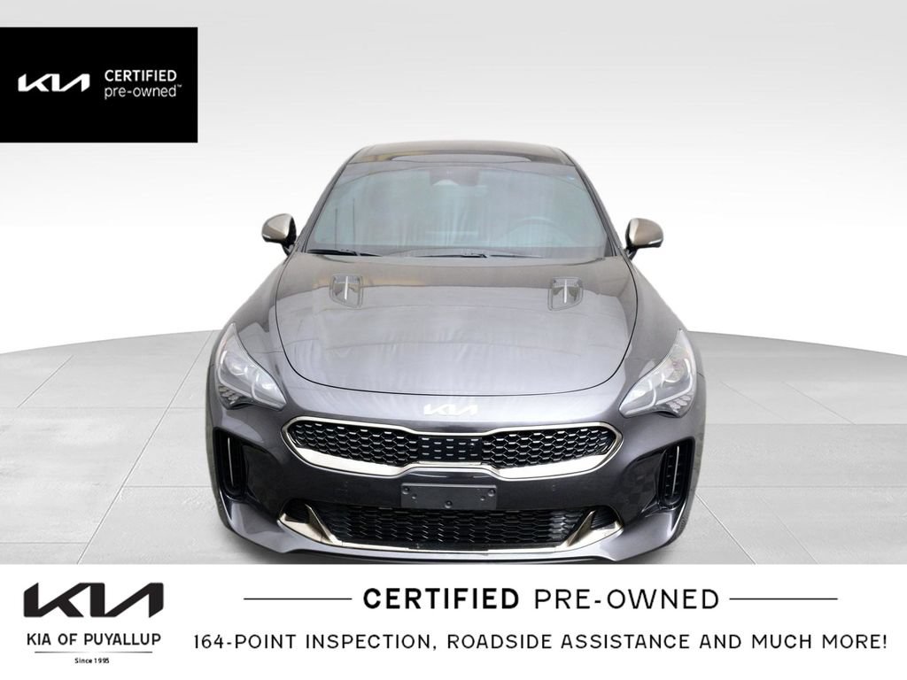 Certified 2022 Kia Stinger GT2 w/ Red Interior Color Package RWD image 3