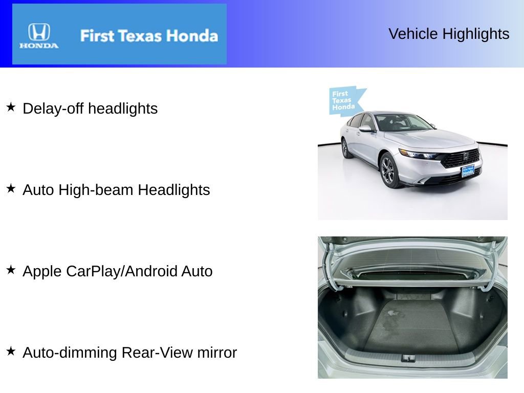 Certified 2025 Honda Accord EX-L image 16