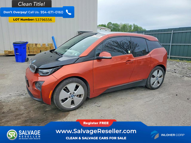 Used 2014 BMW i3 w/ Range Extender RWD image 1