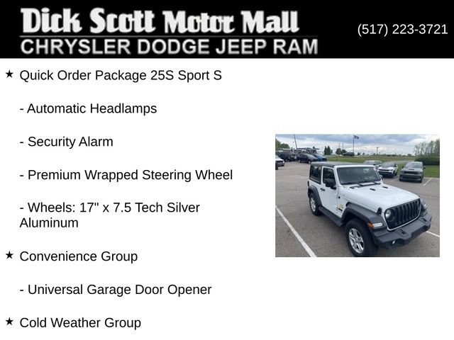 Used 2023 Jeep Wrangler Sport AWD/4WD image 5