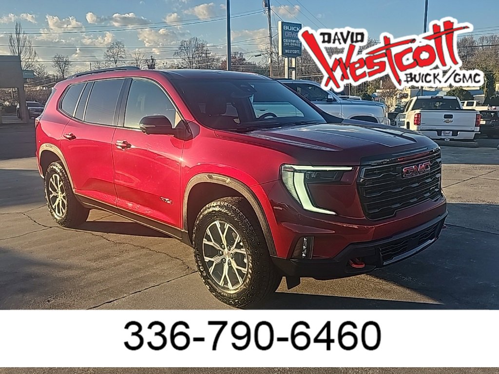 Certified 2024 GMC Acadia AT4 w/ LPO, Floor Liner Package
