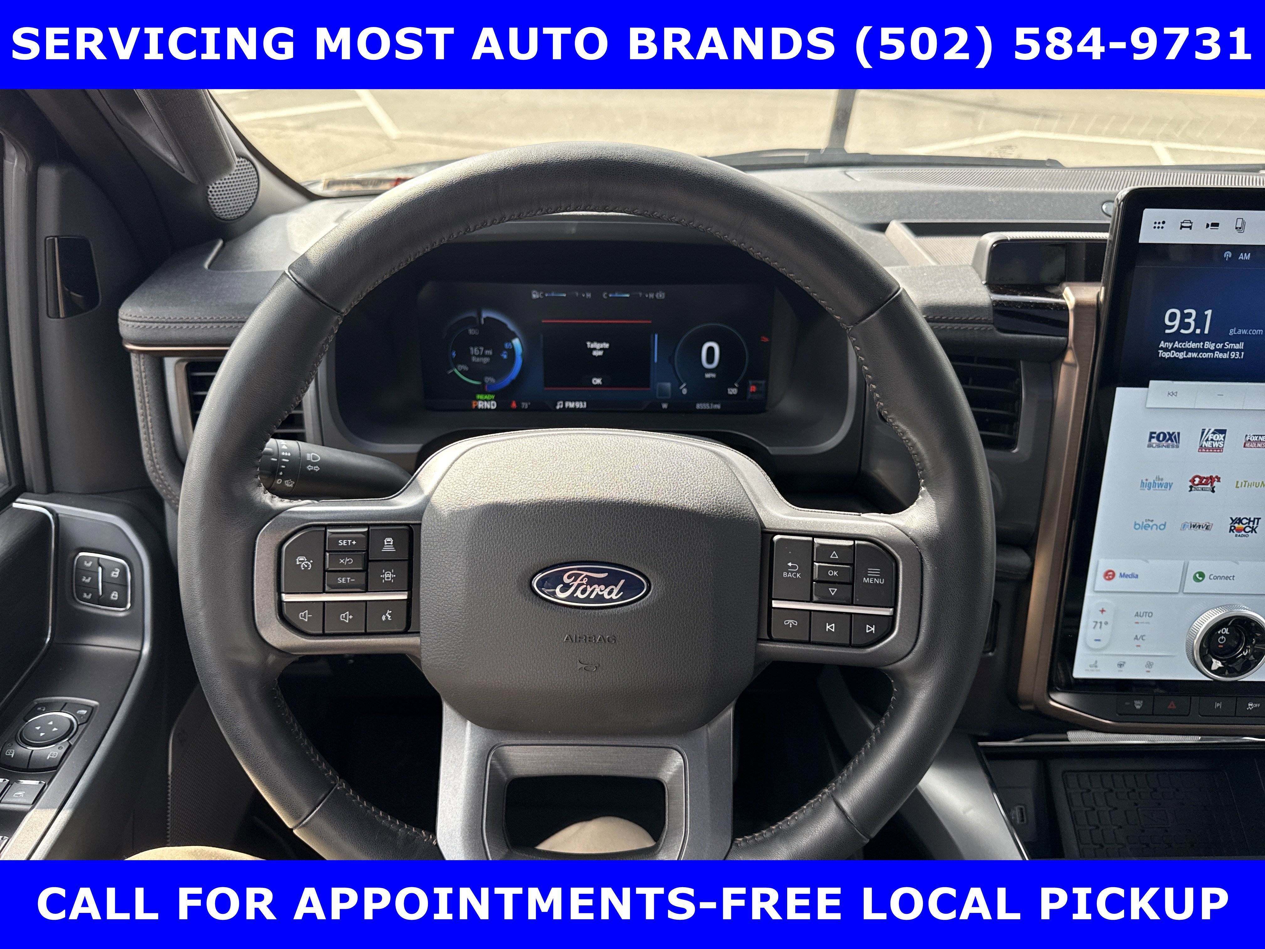 Used 2024 Ford F150 Lightning Lariat w/ Max Trailer Tow Package AWD/4WD image 28