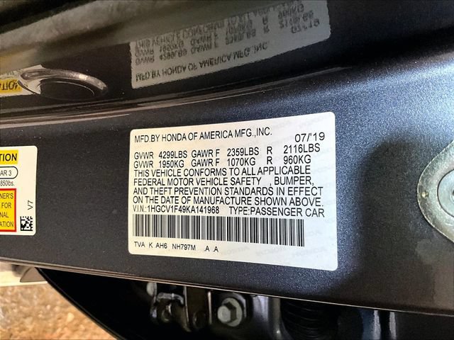 Used 2019 Honda Accord EX image 32