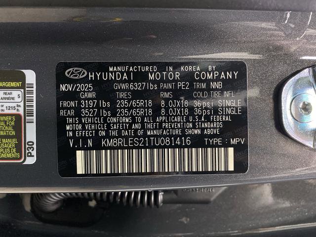 New 2026 Hyundai Palisade SEL image 35