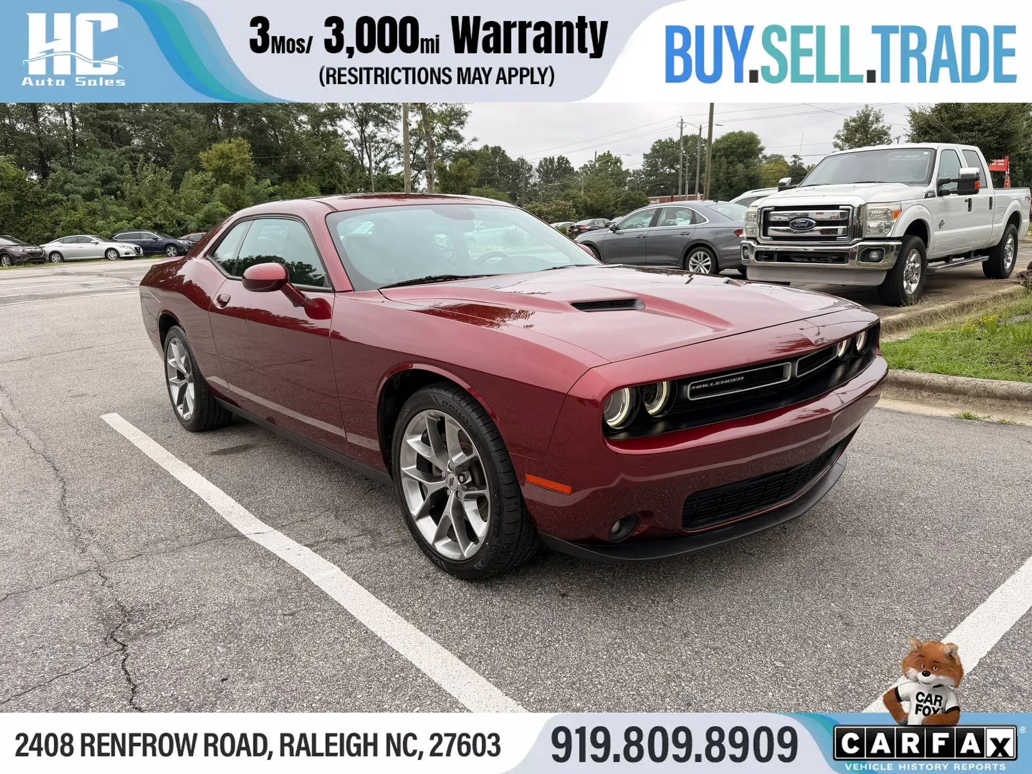 Used 2020 Dodge Challenger SXT w/ Plus Package RWD image 7