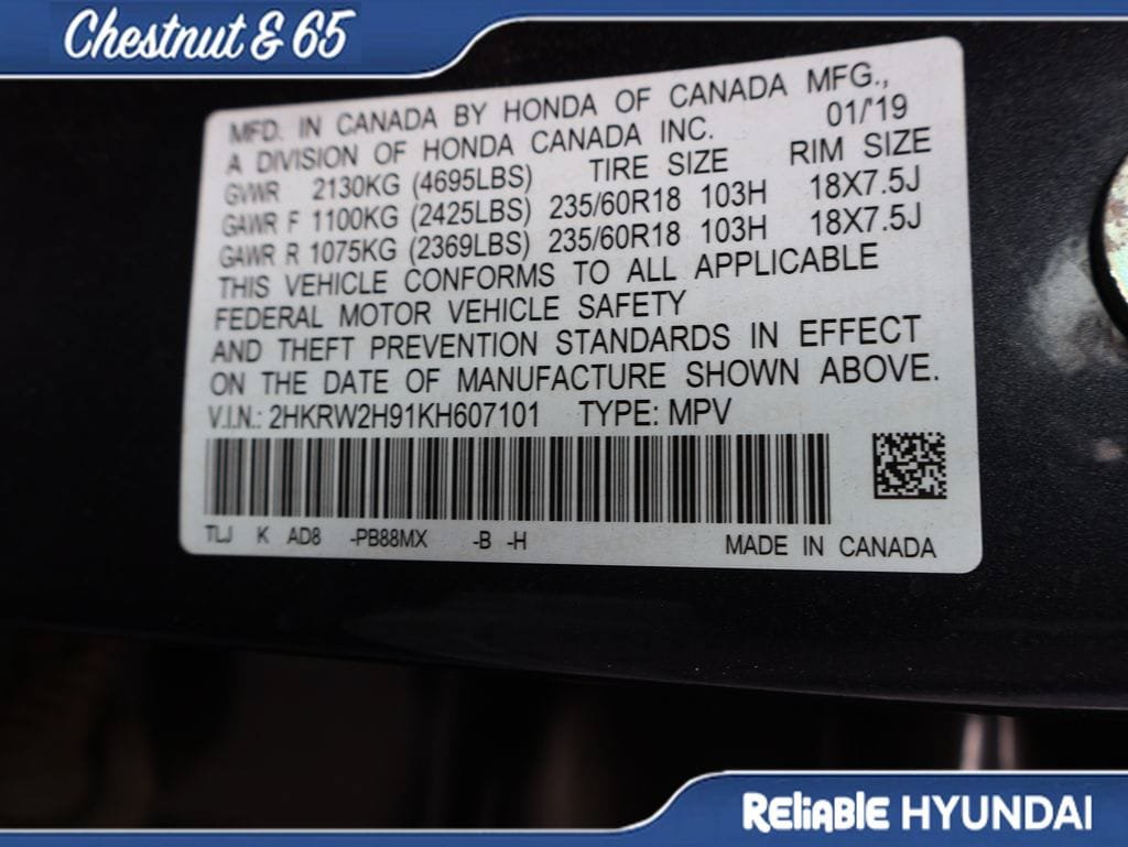 Used 2019 Honda CR-V Touring image 42