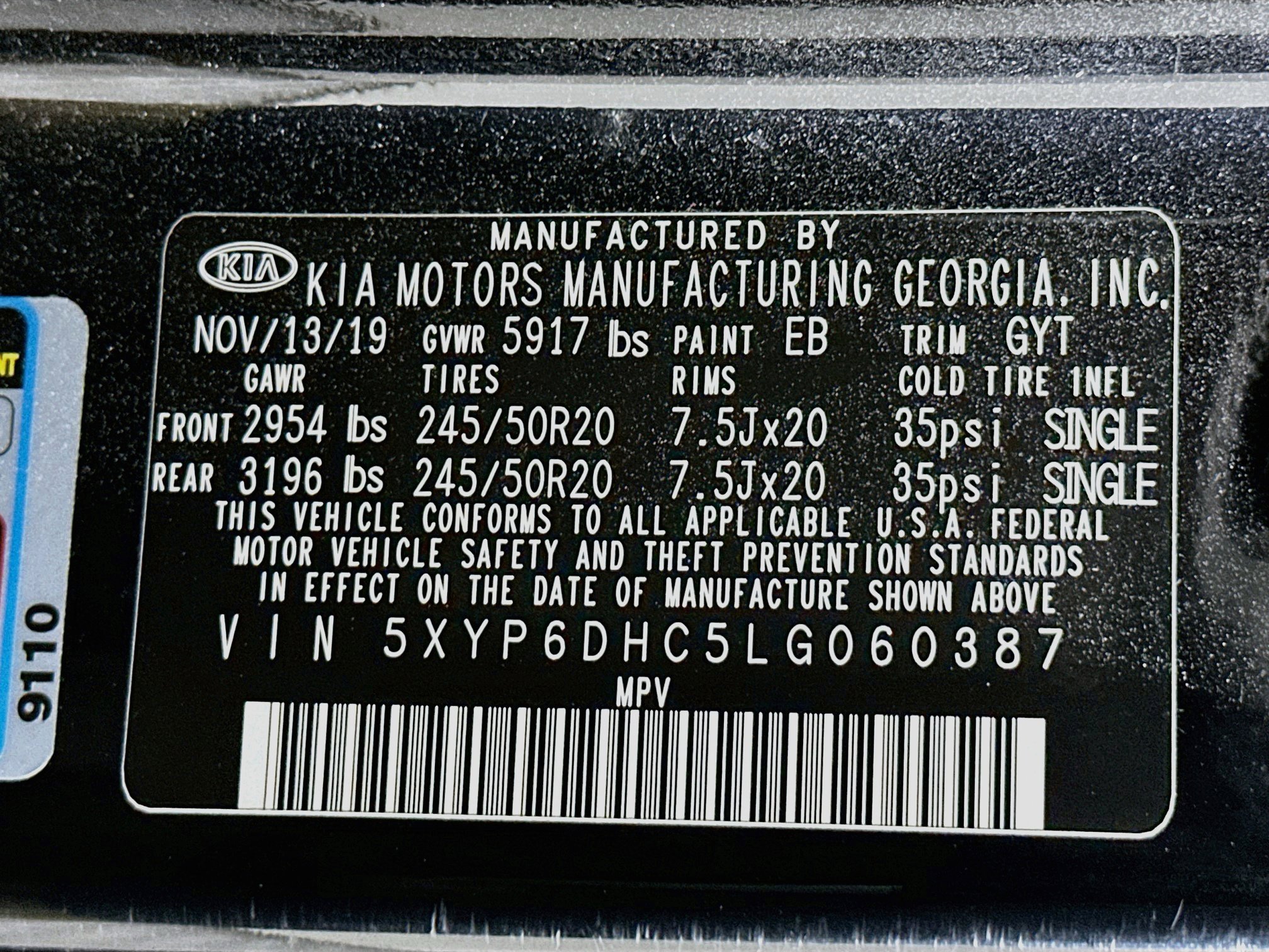 Used 2020 Kia Telluride S AWD/4WD image 12