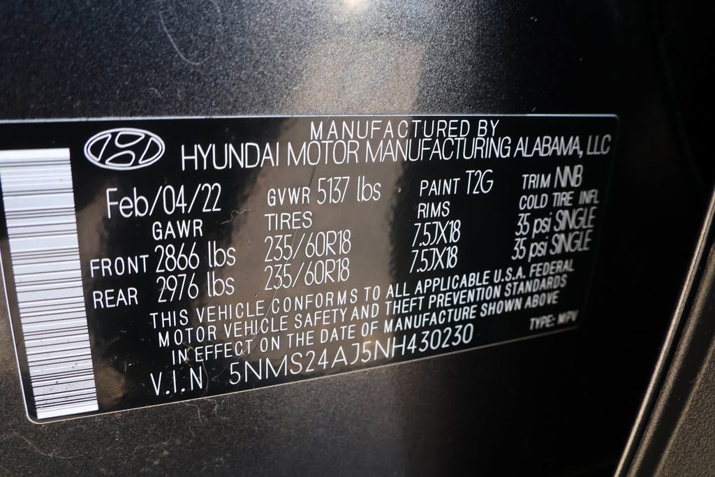 Used 2022 Hyundai Santa Fe SEL image 40