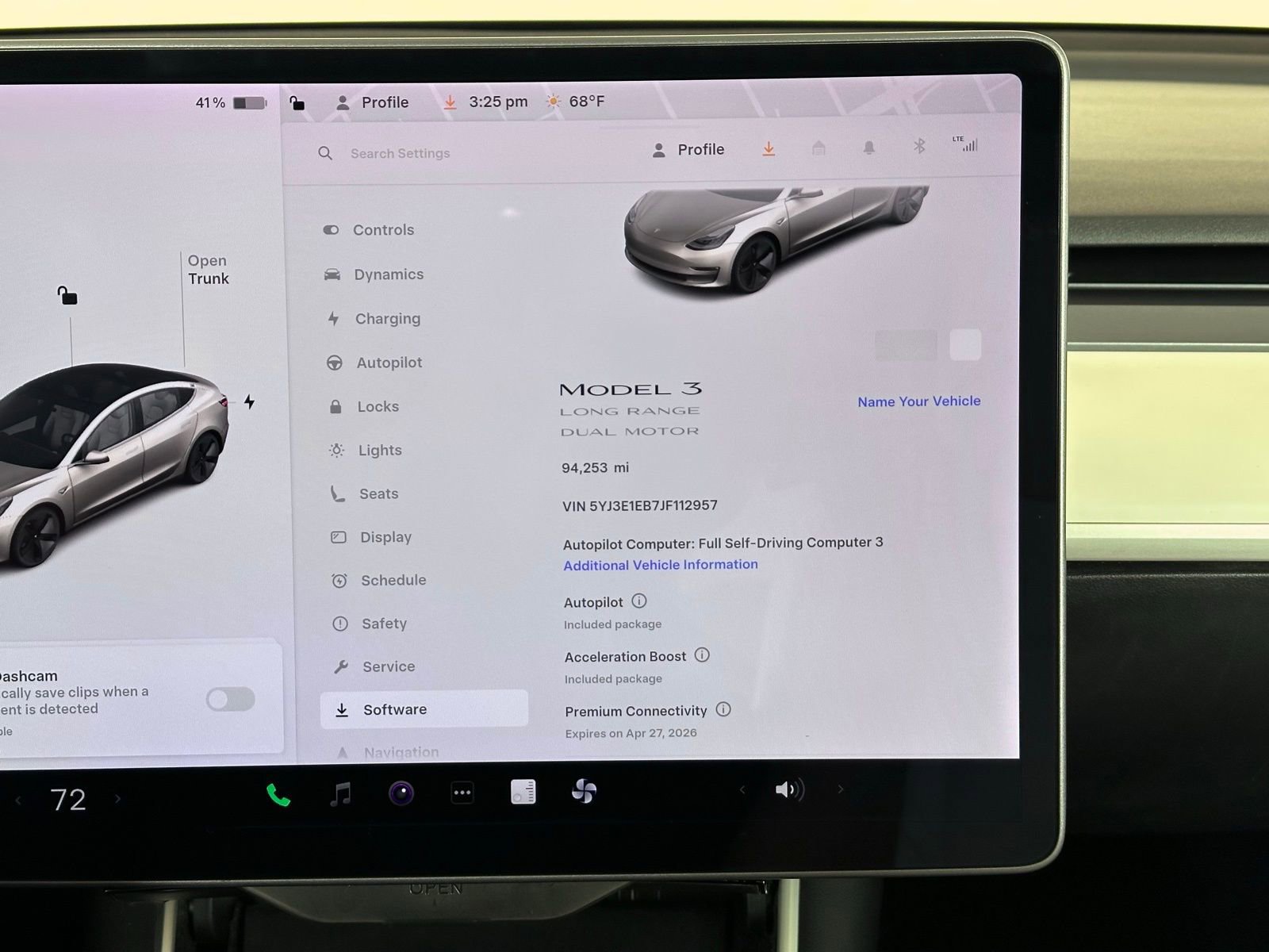 Used 2018 Tesla Model 3 Long Range AWD/4WD image 3
