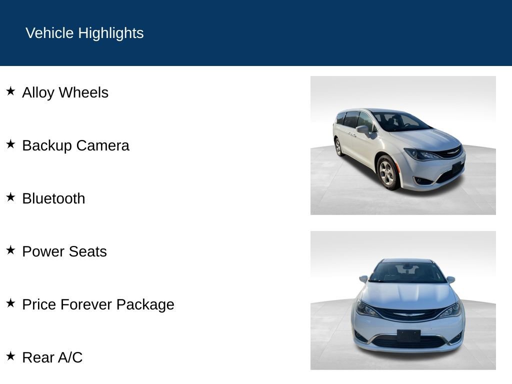 Used 2018 Chrysler Pacifica Touring Plus FWD image 2