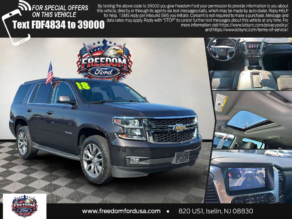 Used 2018 Chevrolet Tahoe LT w/ Luxury Package