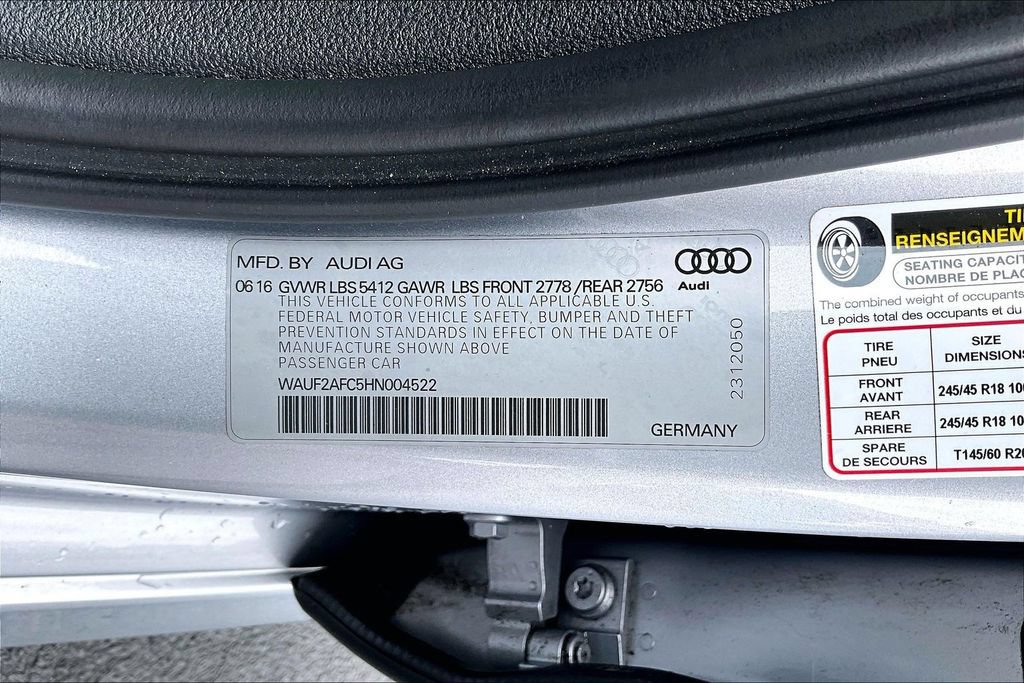 Used 2017 Audi A6 3.0T Premium Plus AWD/4WD image 35
