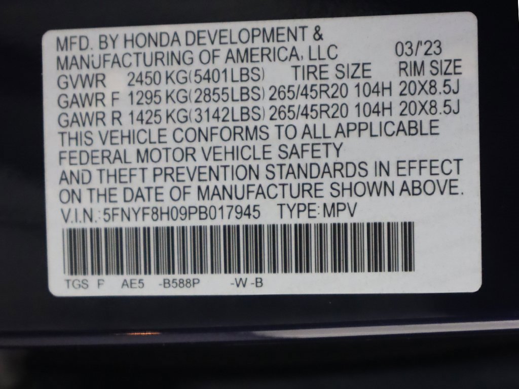 Used 2023 Honda Passport Elite image 62