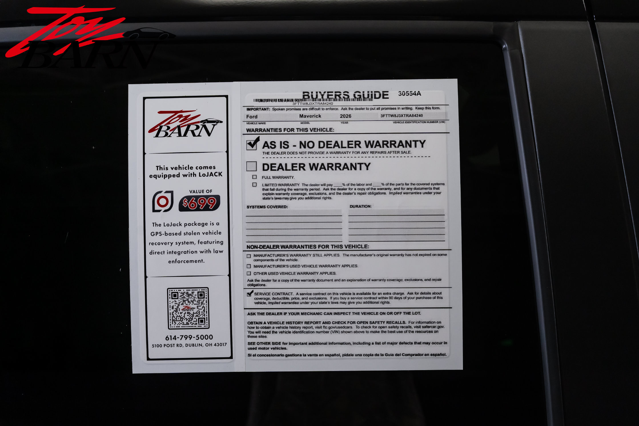Used 2026 Ford Maverick XLT w/ Equipment Group 301A AWD/4WD image 46