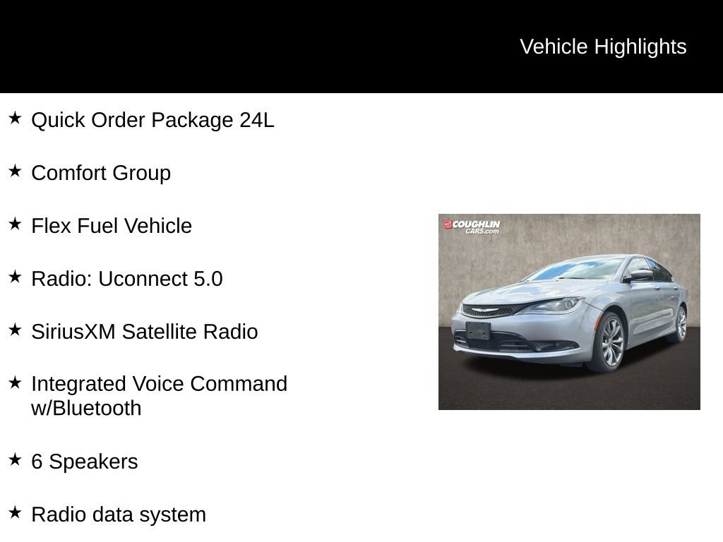 Used 2016 Chrysler 200 S w/ Comfort Group FWD video 2