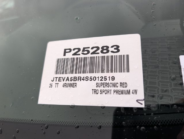 Certified 2025 Toyota 4Runner TRD Sport Premium w/ Tow Technology Package AWD/4WD image 39