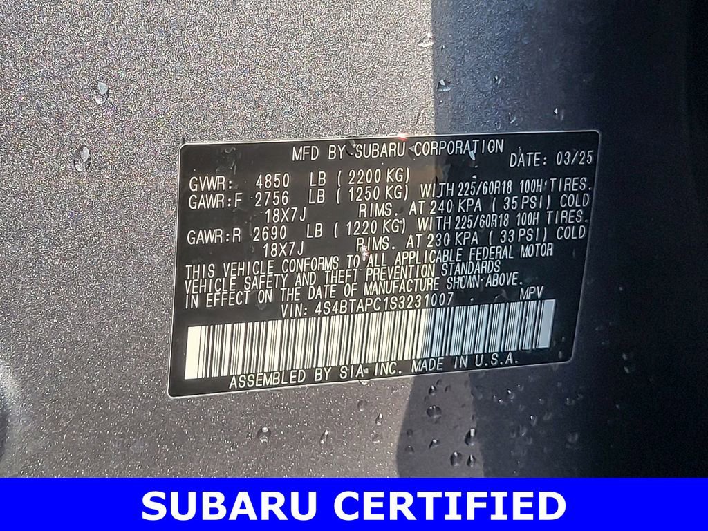 Used 2025 Subaru Outback Touring image 36