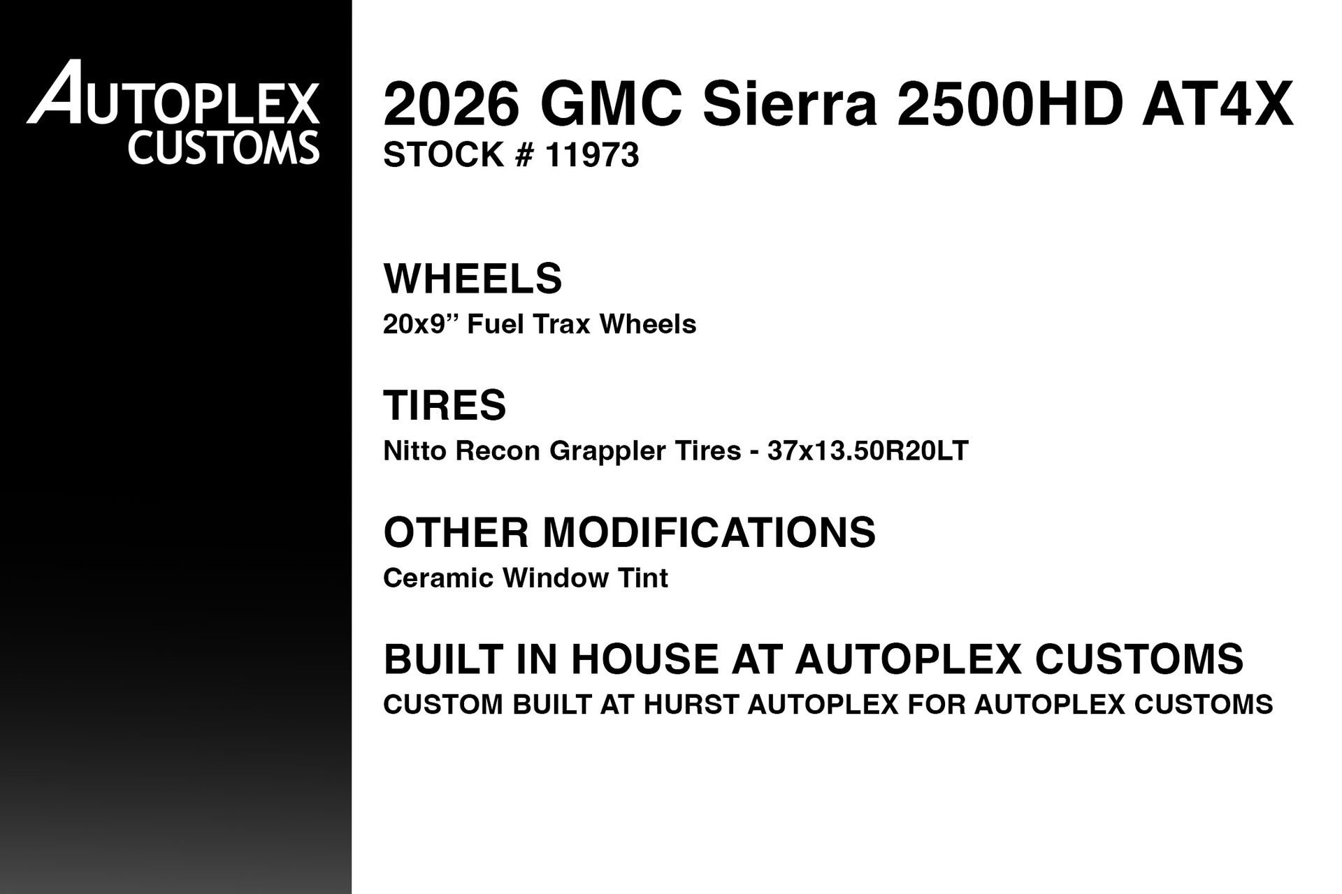 Used 2026 GMC Sierra 2500 AT4X w/ LPO, Black Badging Package AWD/4WD video 2