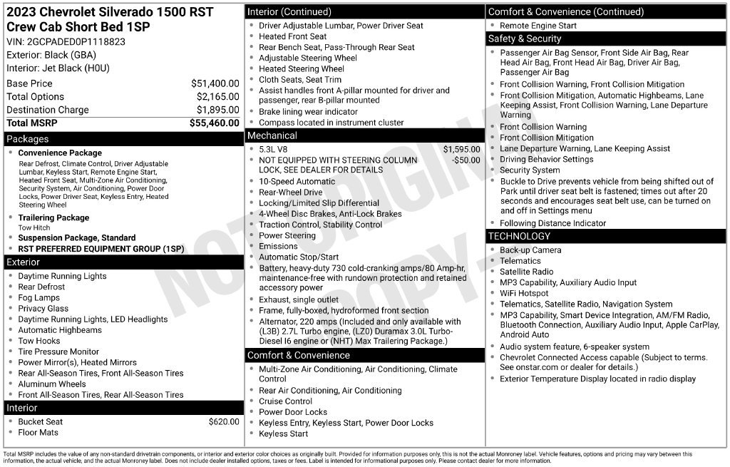 Used 2023 Chevrolet Silverado 1500 RST RWD image 5