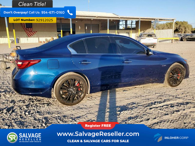 Used 2018 INFINITI Q50 Red Sport 400 w/ Sensory Package (Sport) image 4