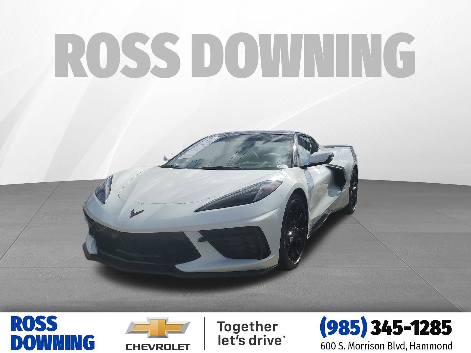 Certified 2025 Chevrolet Corvette Stingray Preferred Conv w/ Z51 Performance Package image 1