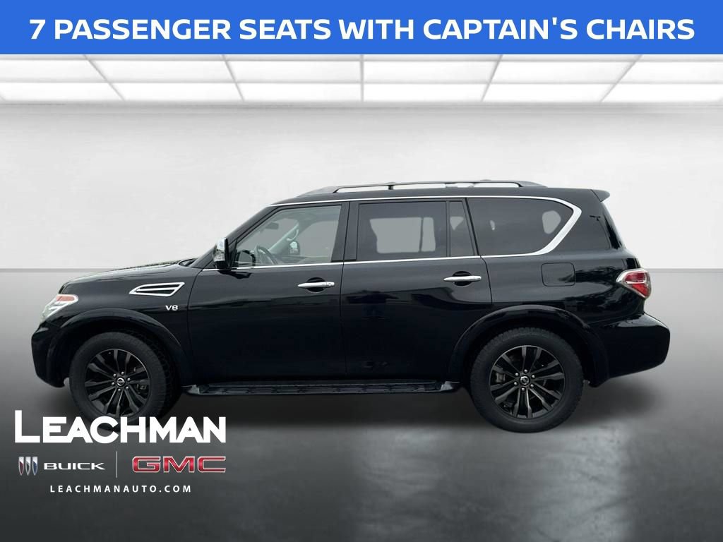 Used 2020 Nissan Armada Platinum w/ Captain's Chairs Package AWD/4WD video 2