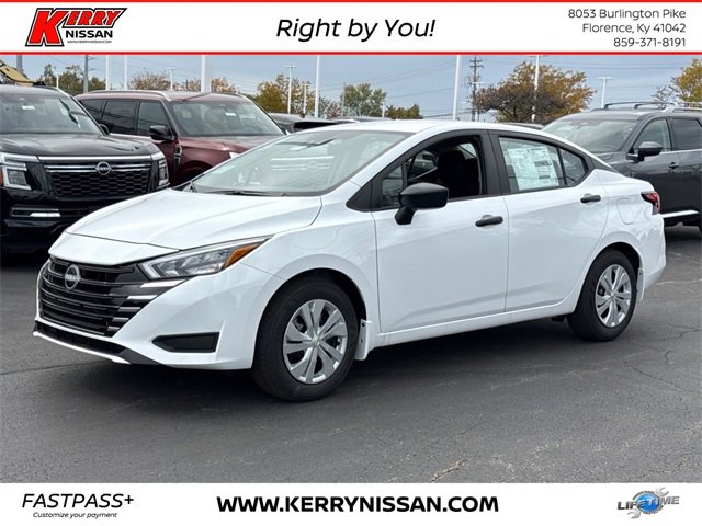 New 2025 Nissan Versa S w/ Trunk Package