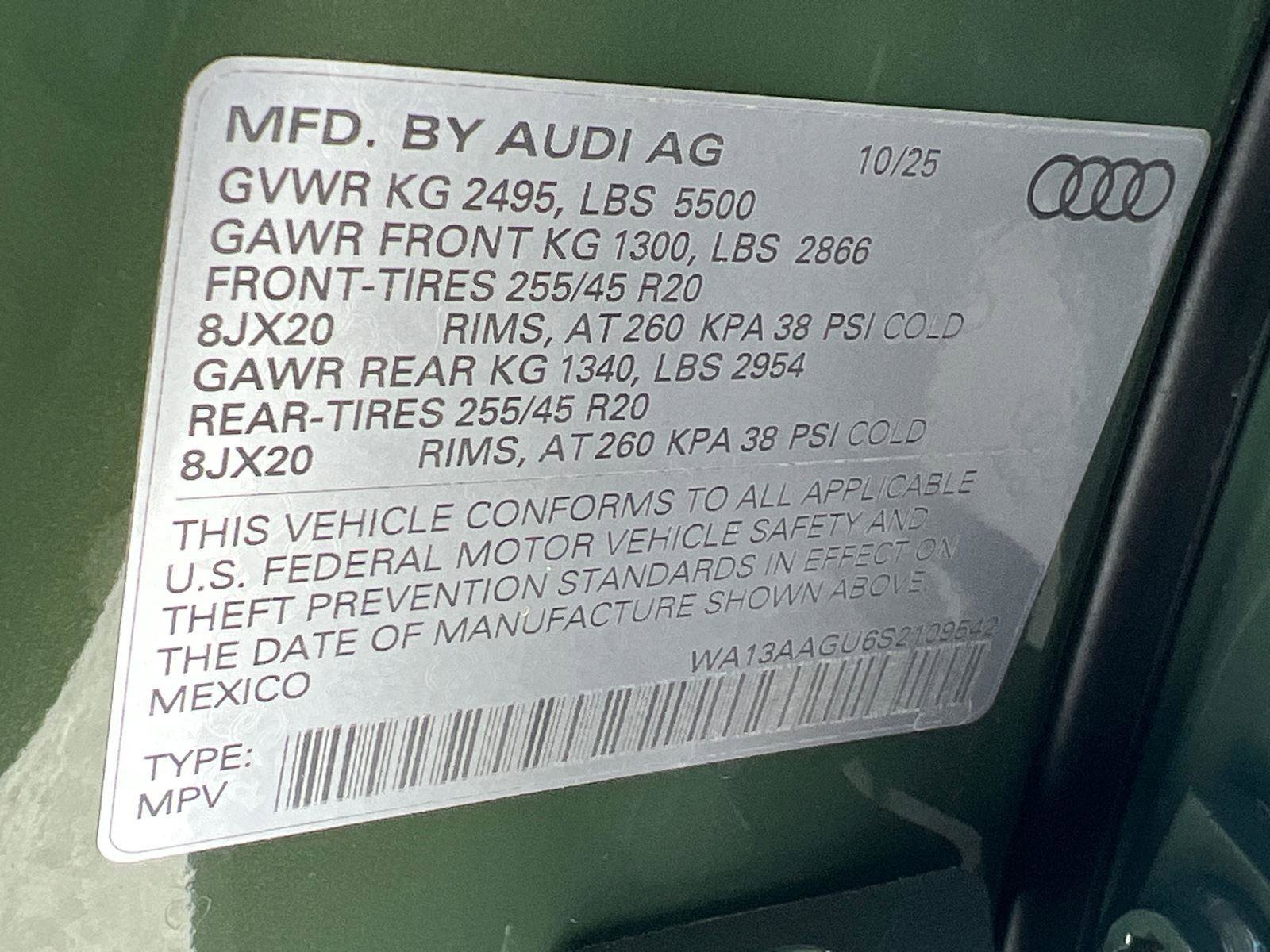 New 2025 Audi Q5 Prestige image 26