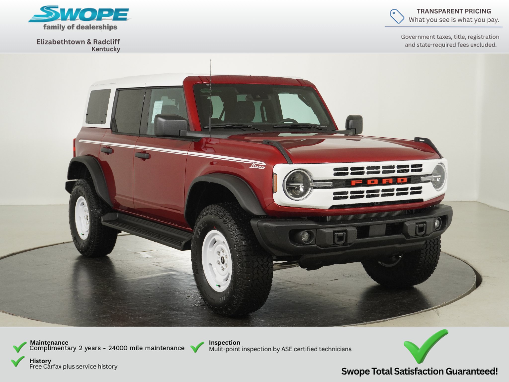 New 2026 Ford Bronco Heritage Edition