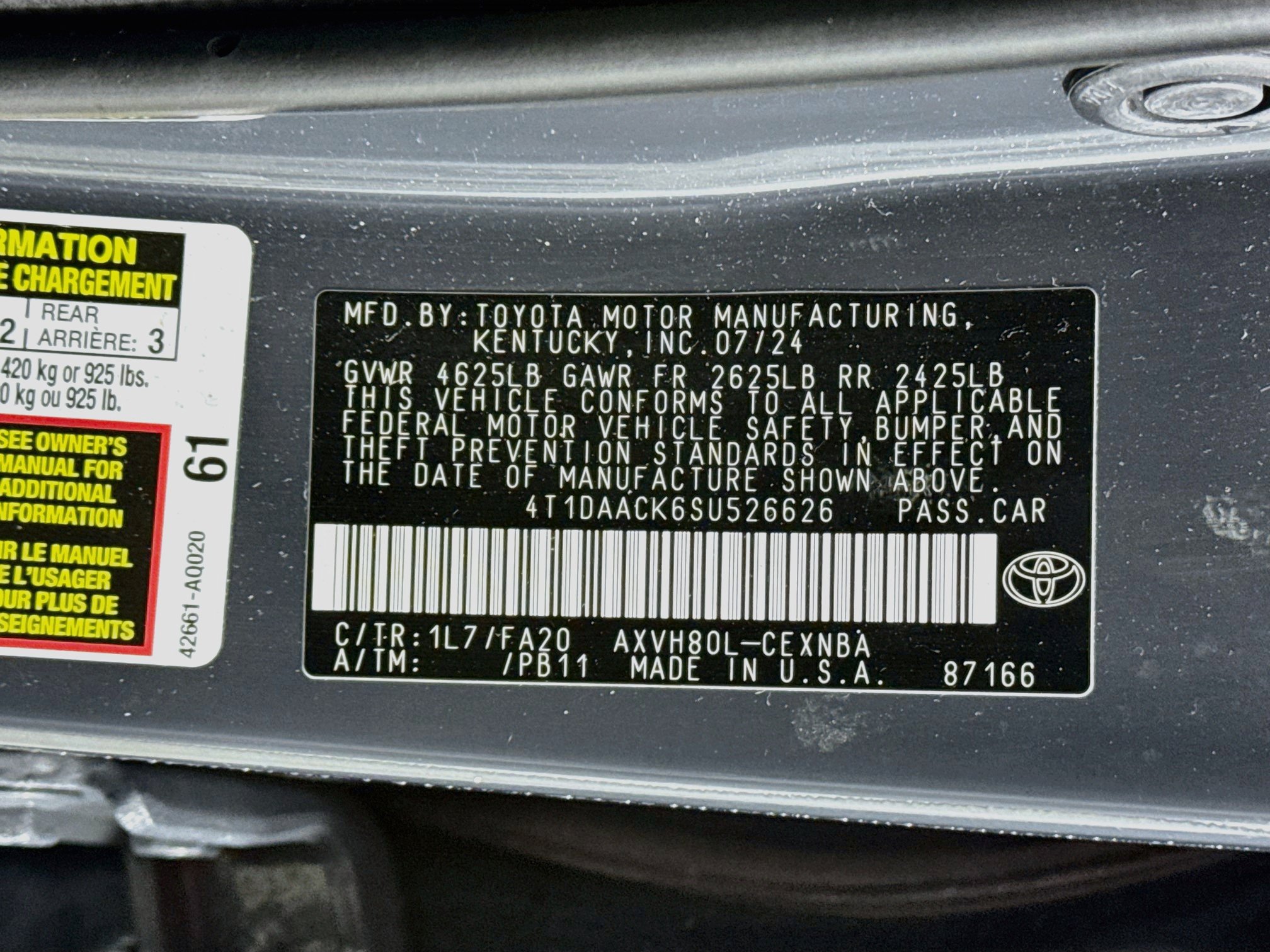 Certified 2025 Toyota Camry LE FWD image 31