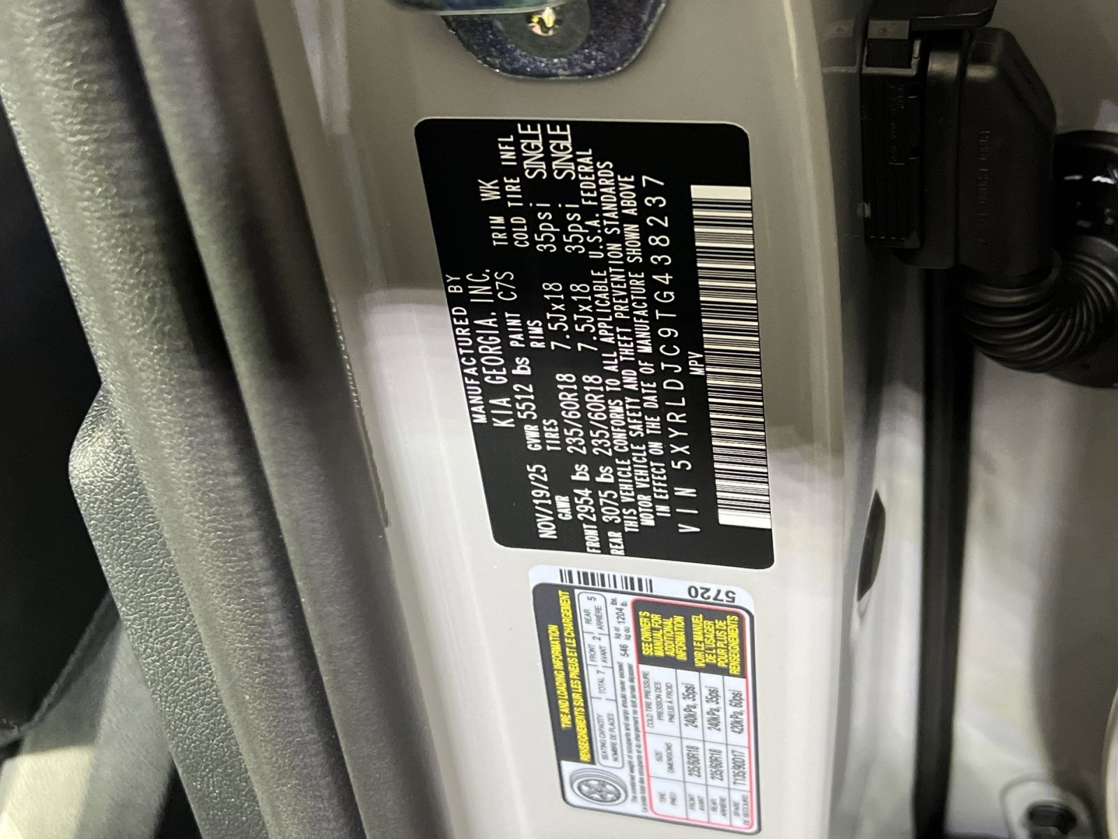 New 2026 Kia Sorento S image 36