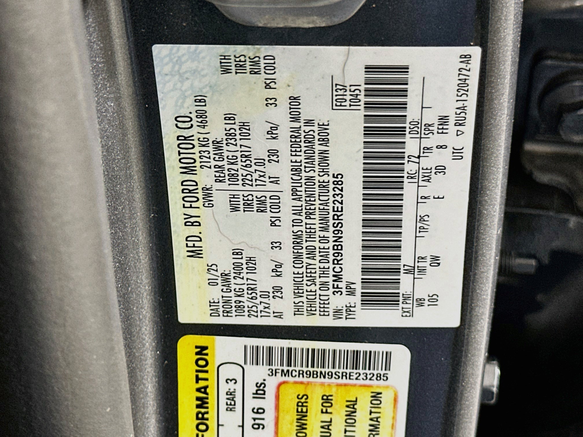Used 2025 Ford Bronco Sport Big Bend AWD/4WD image 12
