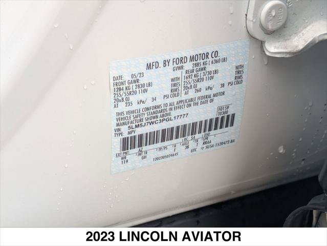 New 2023 Lincoln Aviator Reserve w/ Equipment Group 201A RWD image 25