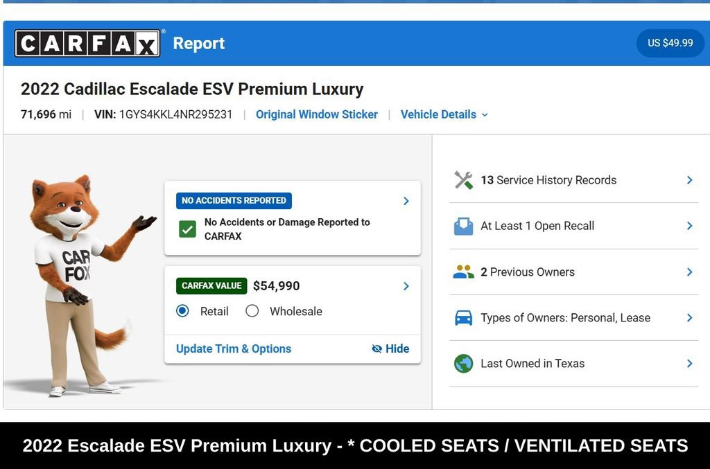Used 2022 Cadillac Escalade ESV Premium Luxury AWD/4WD image 9