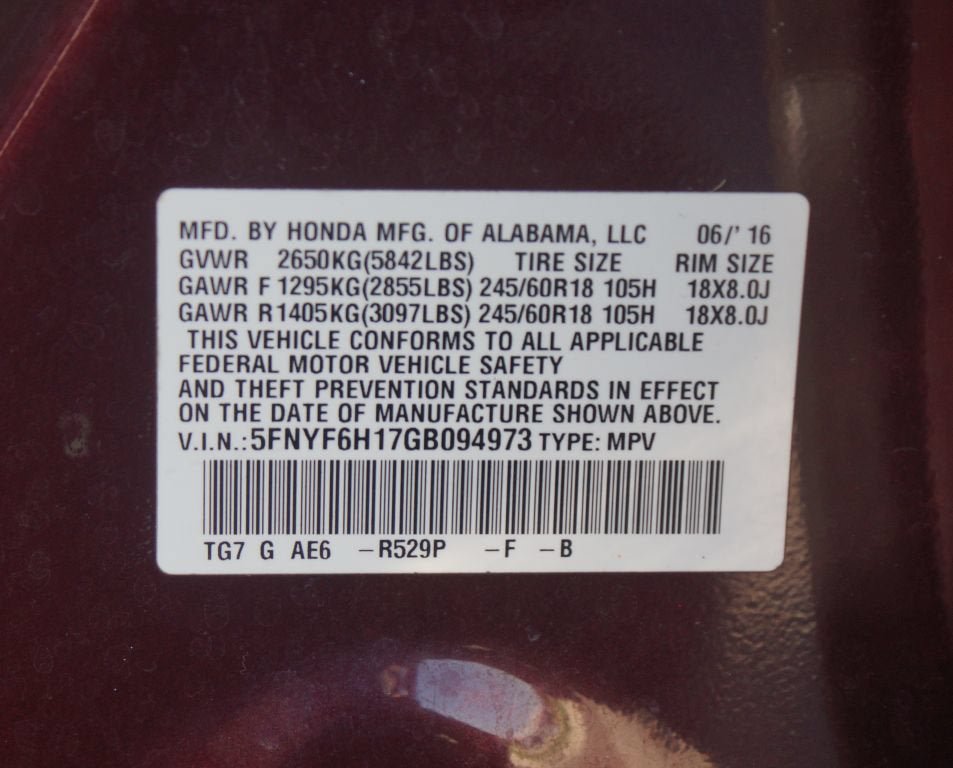 Used 2016 Honda Pilot LX image 18