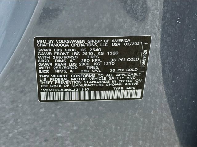 Used 2021 Volkswagen Atlas Cross Sport SE w/ V6 Towing Package FWD image 43