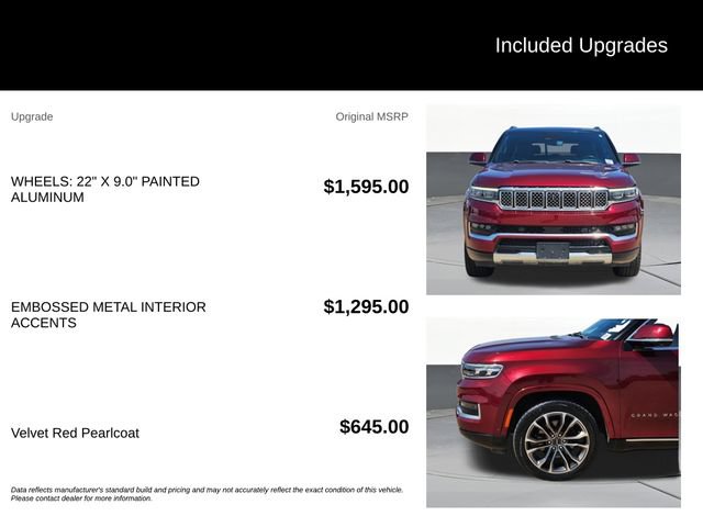 Used 2022 Jeep Grand Wagoneer Series III AWD/4WD image 9