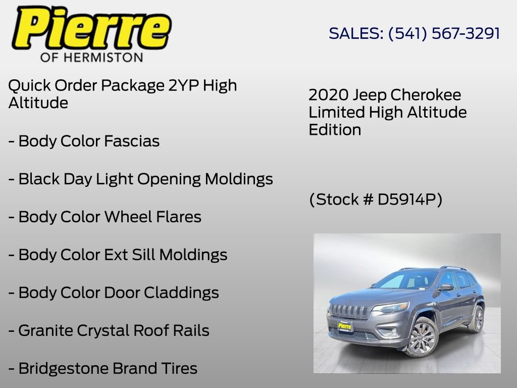 Used 2020 Jeep Cherokee High Altitude AWD/4WD image 24