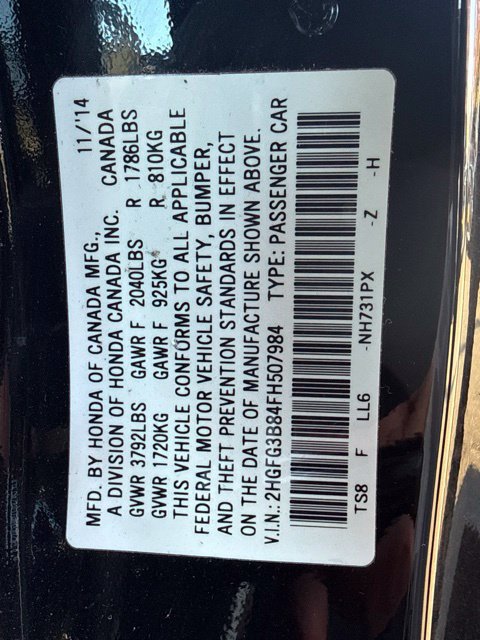 Used 2015 Honda Civic EX image 11