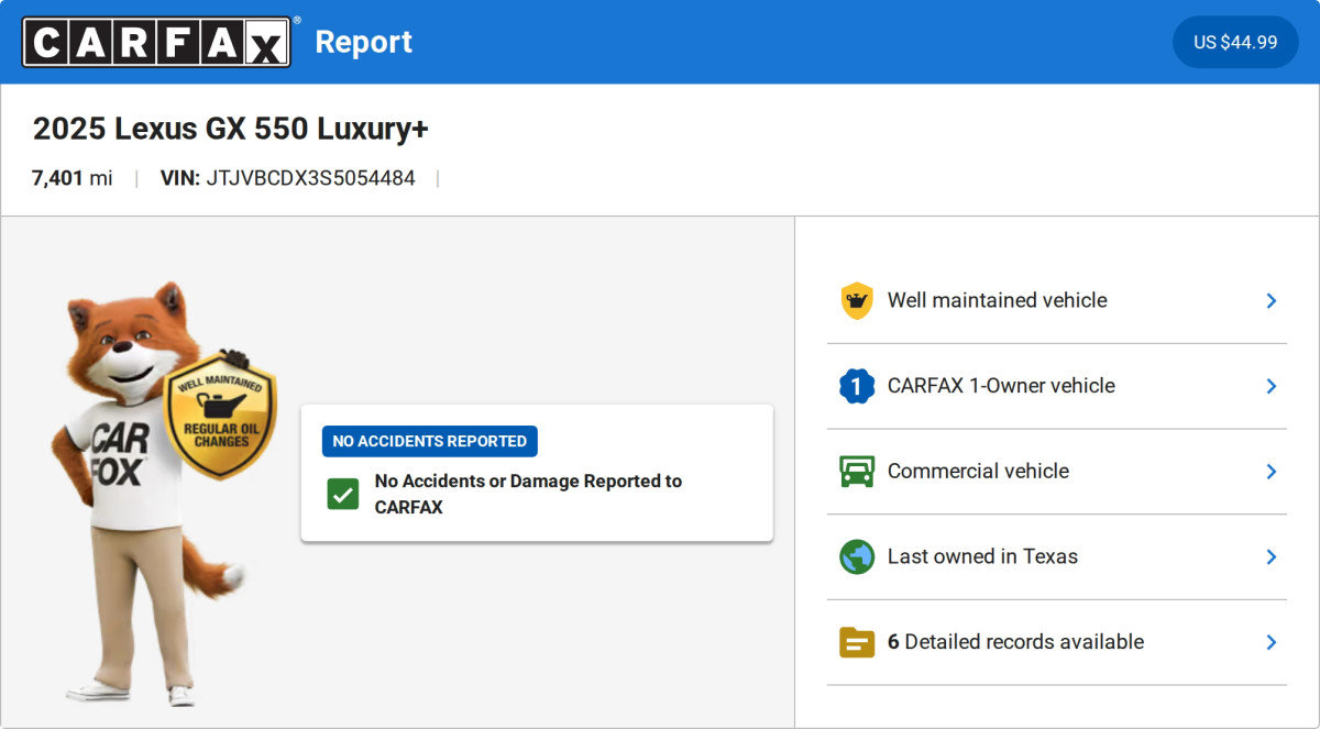 Used 2025 Lexus GX 550 Luxury+ 4WD image 6