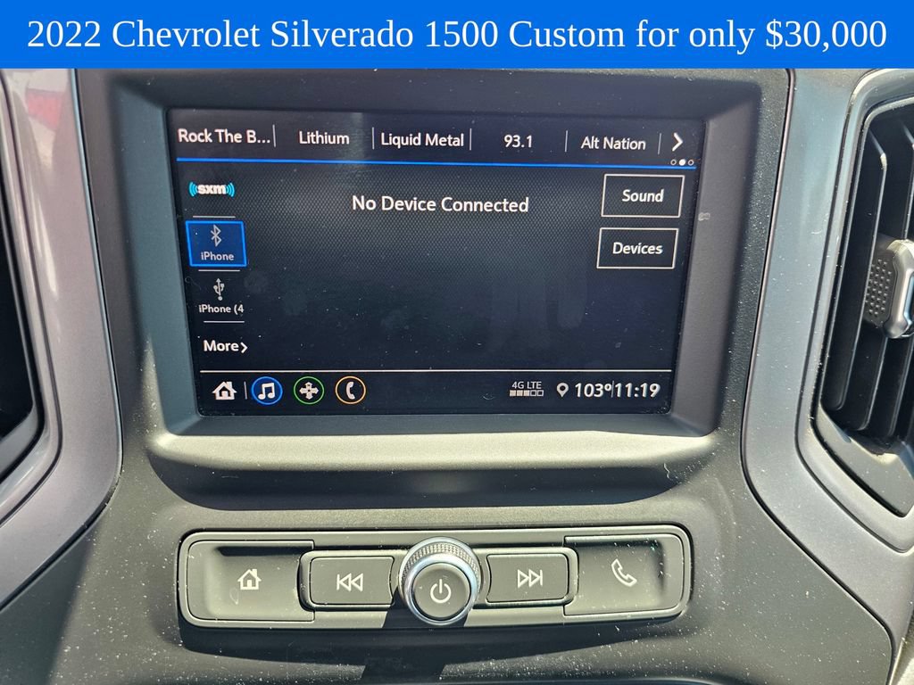 Used 2022 Chevrolet Silverado 1500 Custom w/ Safety Confidence Package RWD image 29