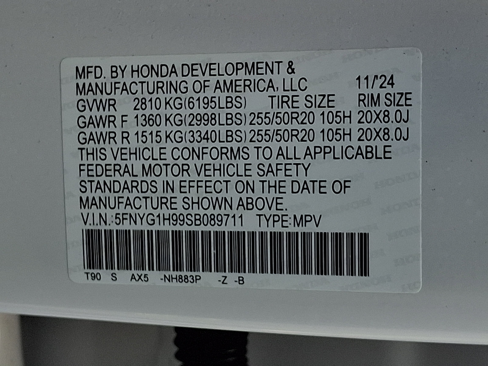Certified 2025 Honda Pilot Black Edition image 30