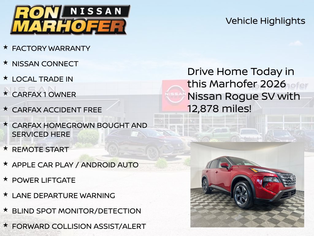 Certified 2026 Nissan Rogue SV AWD/4WD image 16