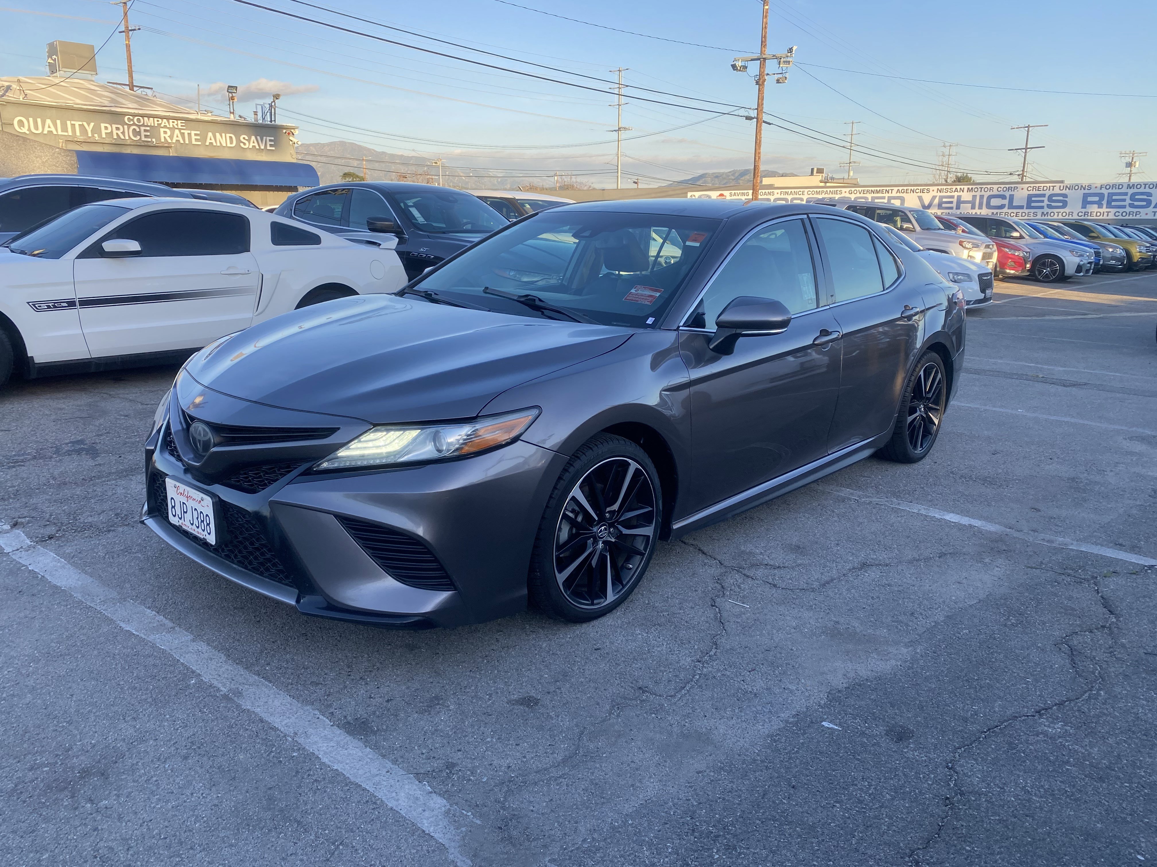 Used 2019 Toyota Camry XSE FWD image 2