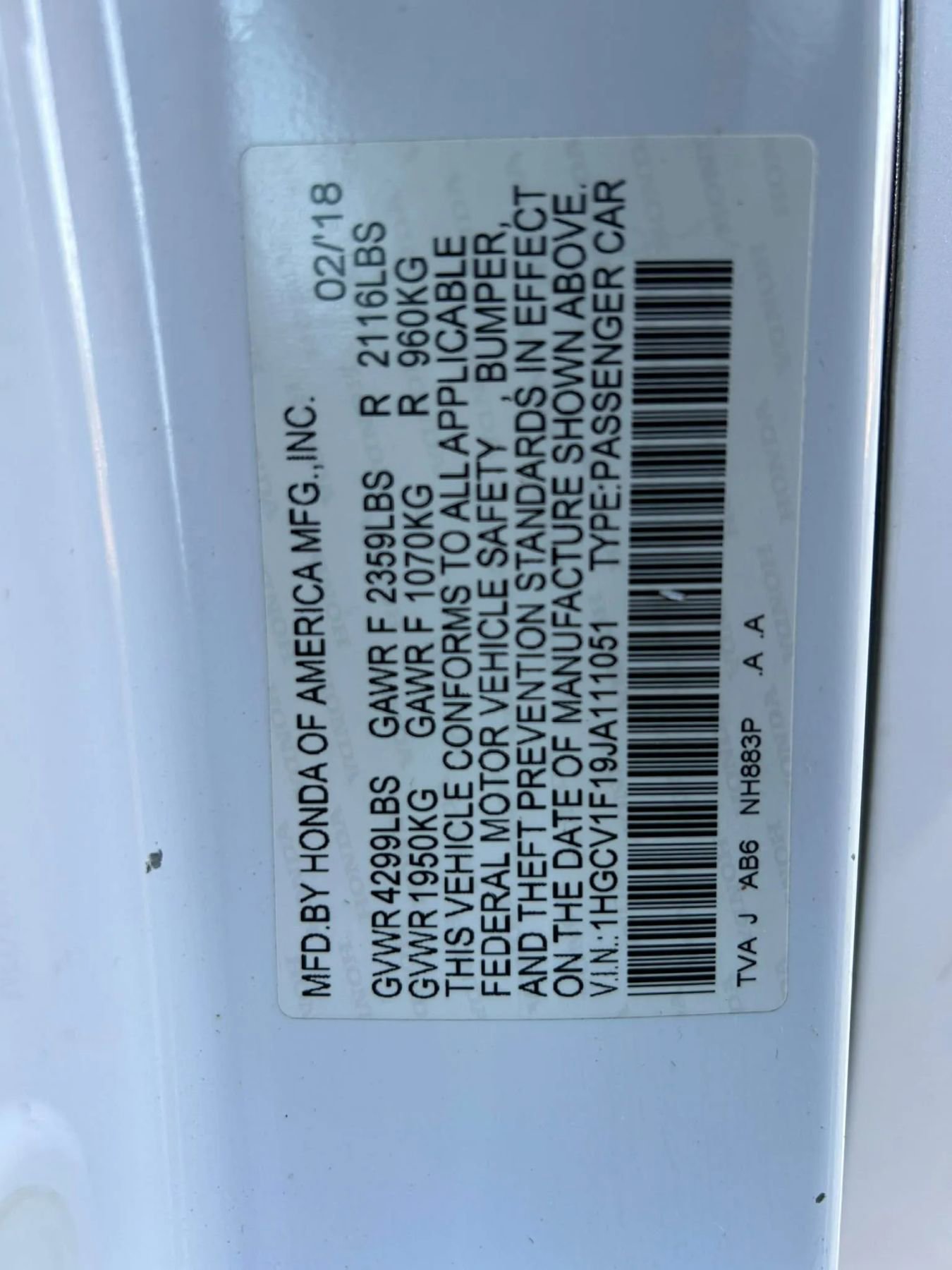 Used 2018 Honda Accord LX image 22