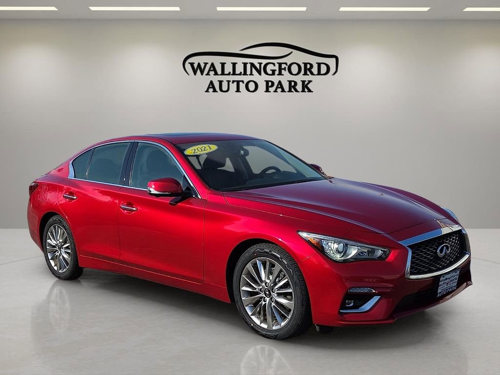 Used 2021 INFINITI Q50 Luxe w/ Seat & Sound Package image 3