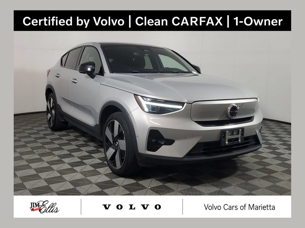 Certified 2024 Volvo C40 P8 Recharge Ultimate w/ Protection Package Premier RWD image 1
